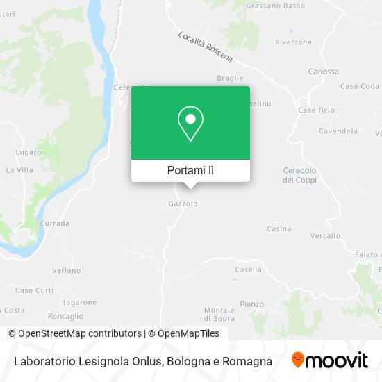 Mappa Laboratorio Lesignola Onlus