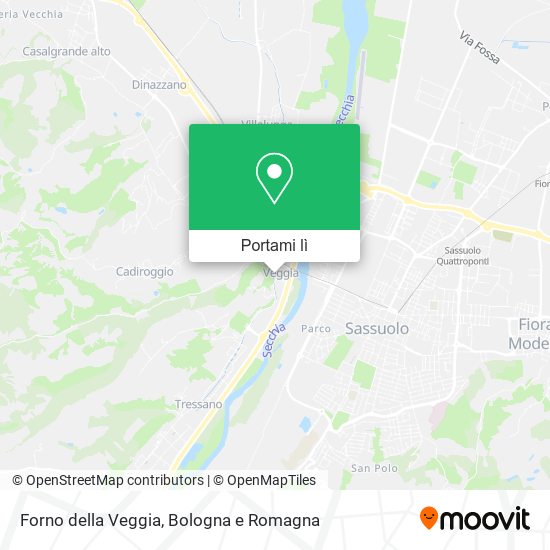 Mappa Forno della Veggia
