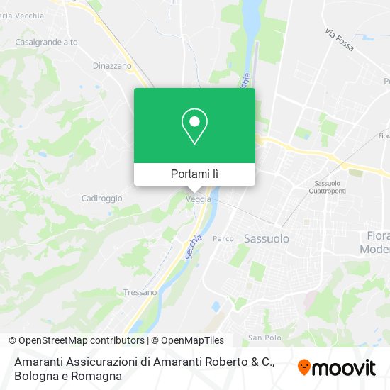 Mappa Amaranti Assicurazioni di Amaranti Roberto & C.