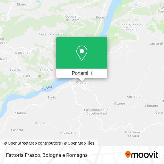 Mappa Fattoria Frasco