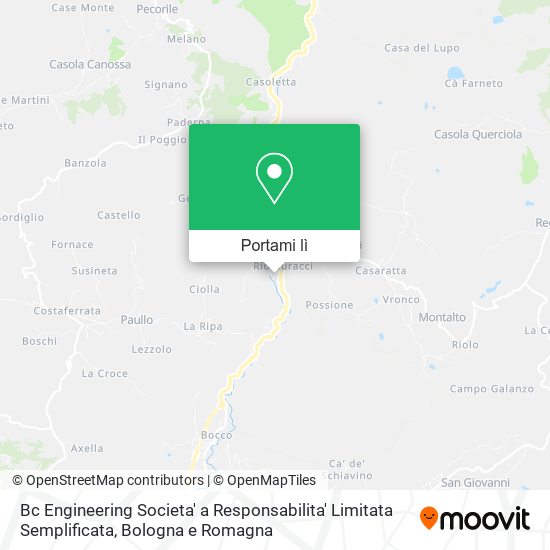 Mappa Bc Engineering Societa' a Responsabilita' Limitata Semplificata