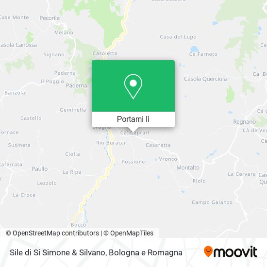 Mappa Sile di Si Simone & Silvano