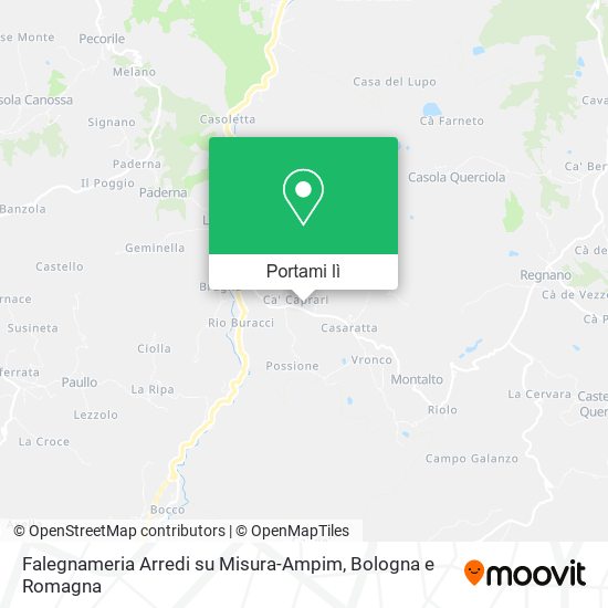 Mappa Falegnameria Arredi su Misura-Ampim