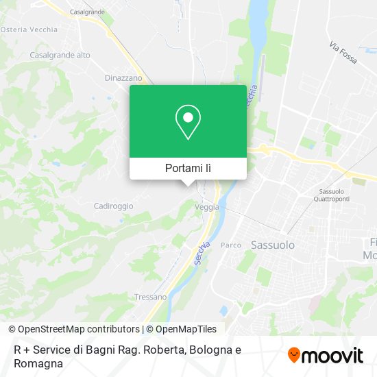 Mappa R + Service di Bagni Rag. Roberta