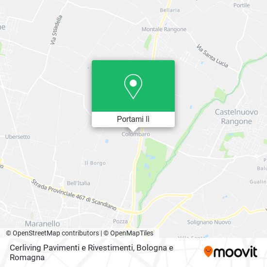 Mappa Cerliving Pavimenti e Rivestimenti
