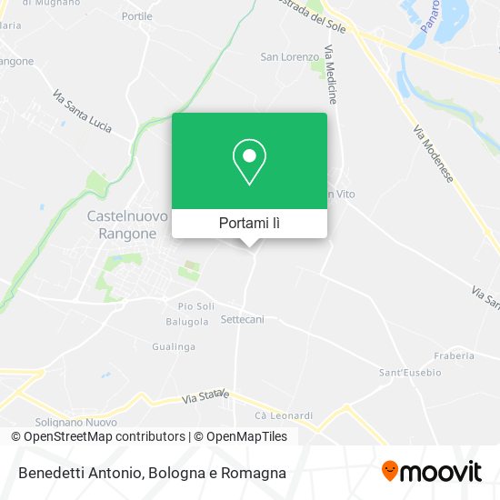Mappa Benedetti Antonio