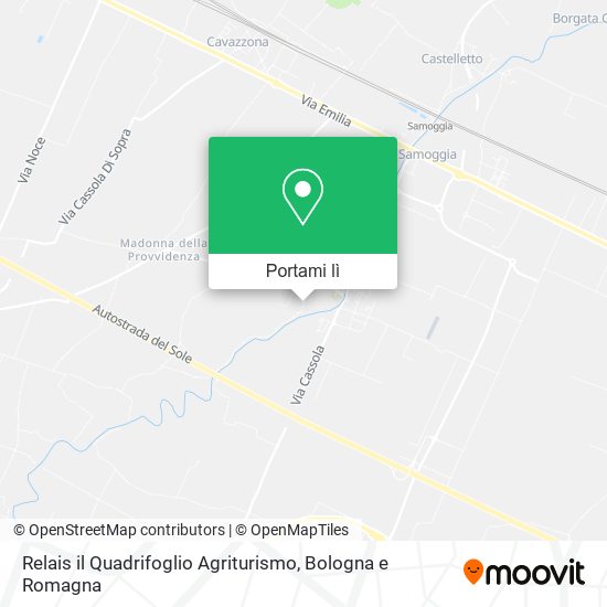 Mappa Relais il Quadrifoglio Agriturismo