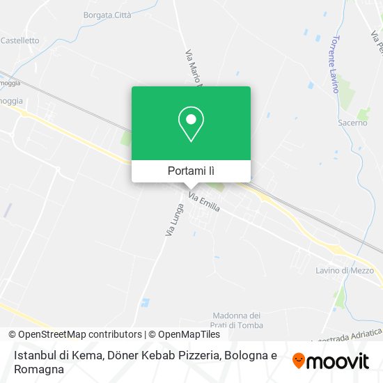 Mappa Istanbul di Kema, Döner Kebab Pizzeria