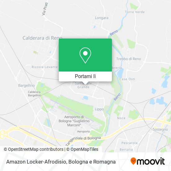 Mappa Amazon Locker-Afrodisio