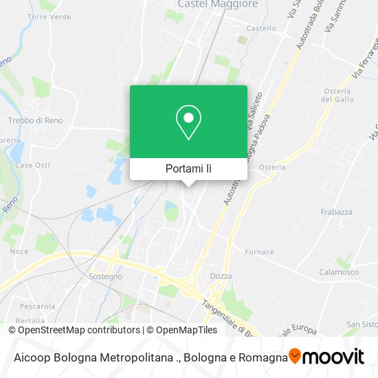 Mappa Aicoop Bologna Metropolitana .