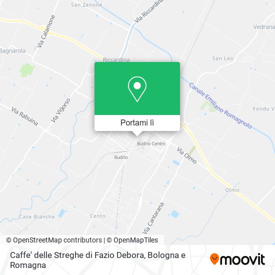 Mappa Caffe' delle Streghe di Fazio Debora