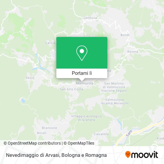 Mappa Nevedimaggio di Arvasi