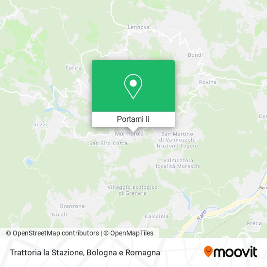 Mappa Trattoria la Stazione