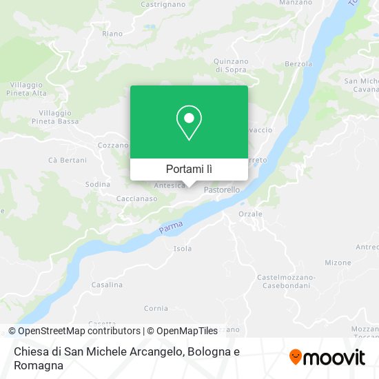 Mappa Chiesa di San Michele Arcangelo