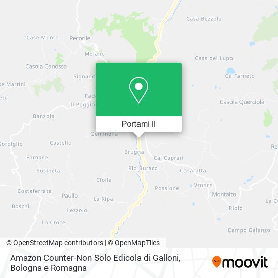 Mappa Amazon Counter-Non Solo Edicola di Galloni