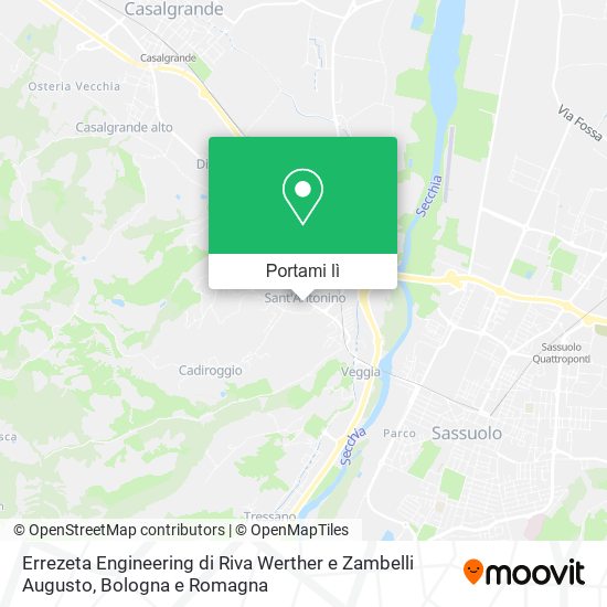 Mappa Errezeta Engineering di Riva Werther e Zambelli Augusto