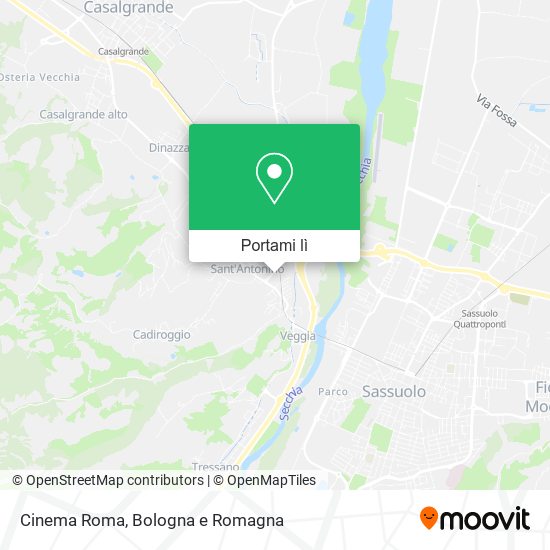Mappa Cinema Roma