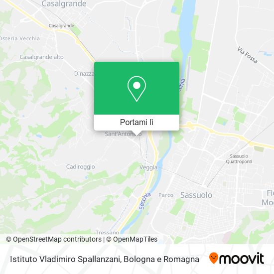 Mappa Istituto Vladimiro Spallanzani