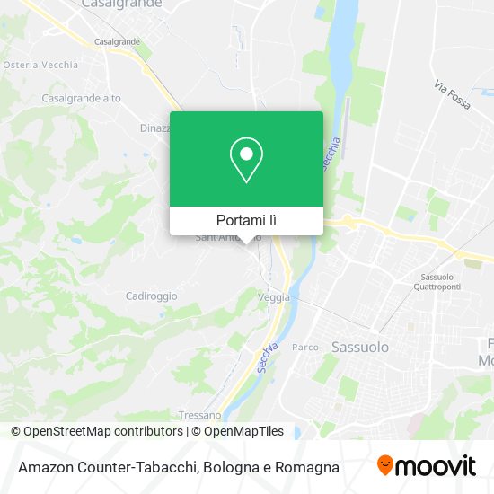 Mappa Amazon Counter-Tabacchi