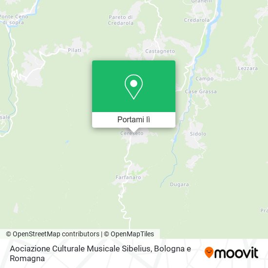 Mappa Aociazione Culturale Musicale Sibelius