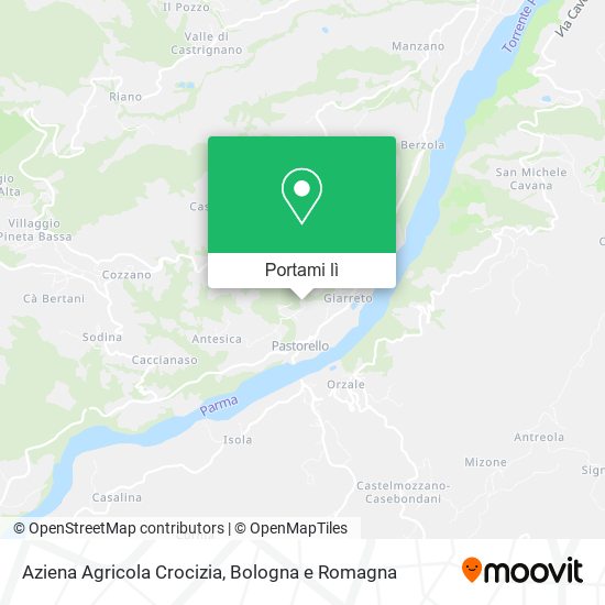 Mappa Aziena Agricola Crocizia