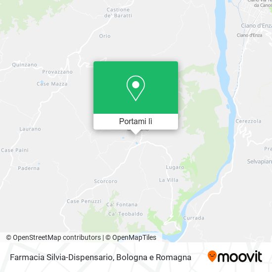 Mappa Farmacia Silvia-Dispensario
