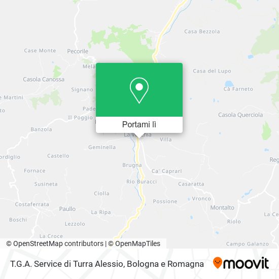 Mappa T.G.A. Service di Turra Alessio