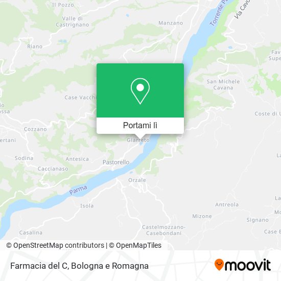 Mappa Farmacia del C