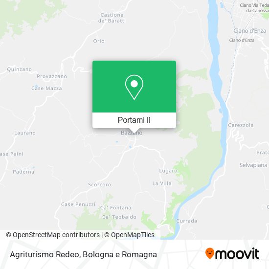 Mappa Agriturismo Redeo