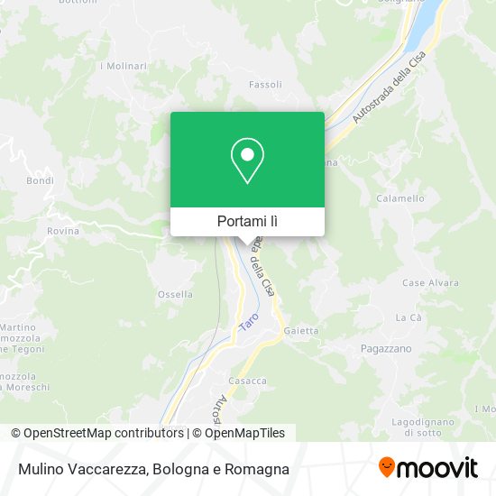Mappa Mulino Vaccarezza