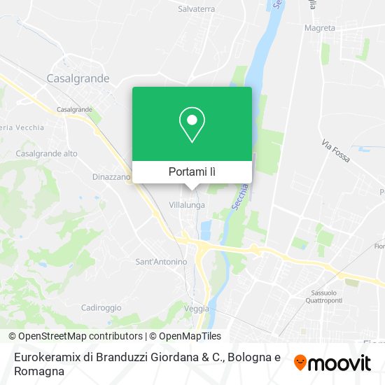 Mappa Eurokeramix di Branduzzi Giordana & C.