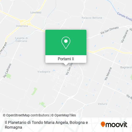 Mappa Il Planetario di Tondo Maria Angela