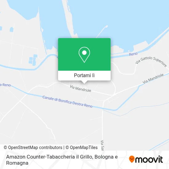 Mappa Amazon Counter-Tabaccheria il Grillo