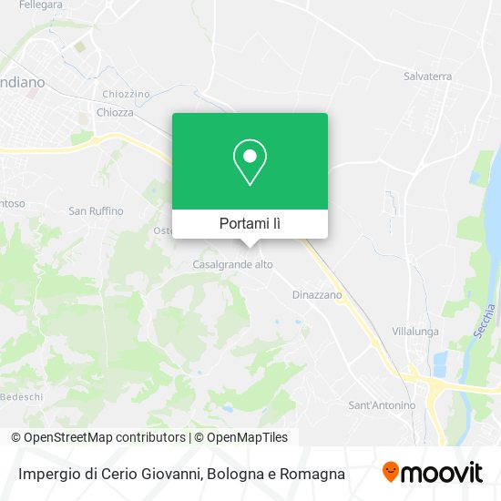 Mappa Impergio di Cerio Giovanni