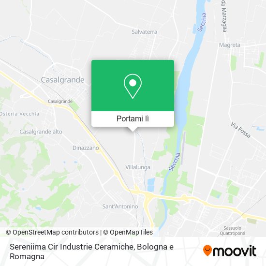 Mappa Sereniima Cir Industrie Ceramiche