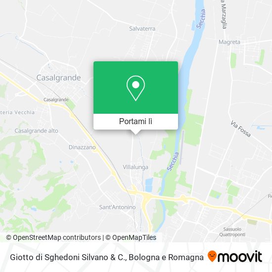 Mappa Giotto di Sghedoni Silvano & C.
