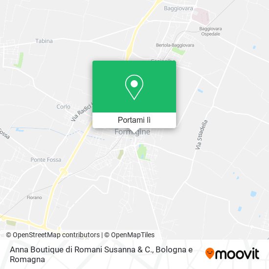 Mappa Anna Boutique di Romani Susanna & C.