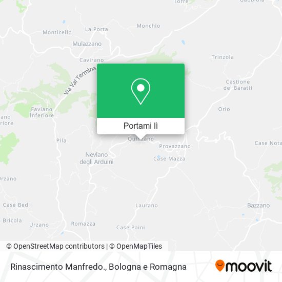 Mappa Rinascimento Manfredo.