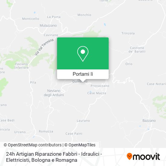 Mappa 24h Artigian Riparazione Fabbri - Idraulici - Elettricisti