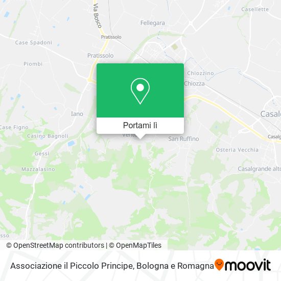 Mappa Associazione il Piccolo Principe