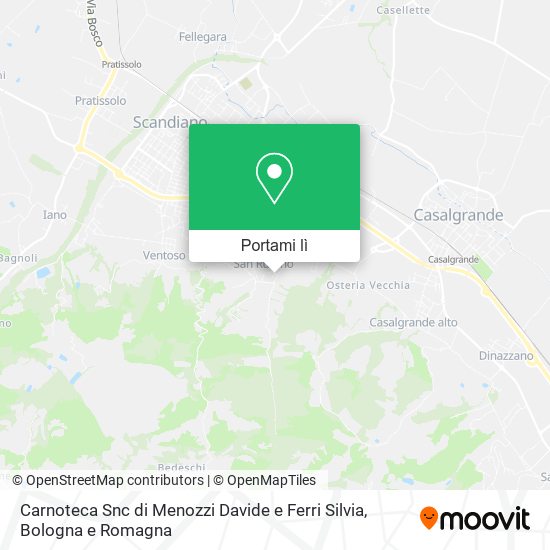 Mappa Carnoteca Snc di Menozzi Davide e Ferri Silvia