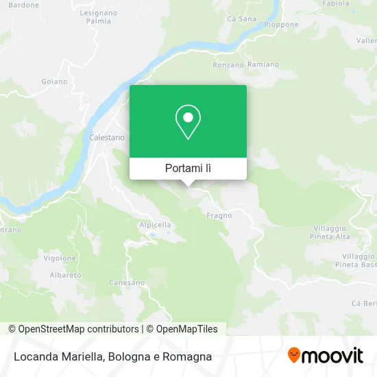 Mappa Locanda Mariella