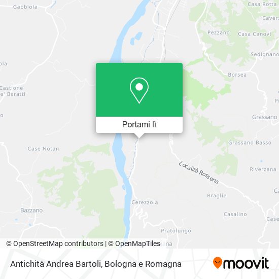 Mappa Antichità Andrea Bartoli