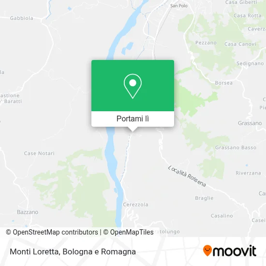 Mappa Monti Loretta