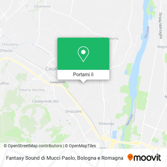 Mappa Fantasy Sound di Mucci Paolo