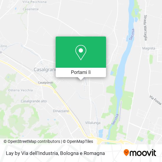 Mappa Lay by Via dell'Industria