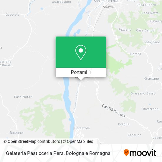 Mappa Gelateria Pasticceria Pera