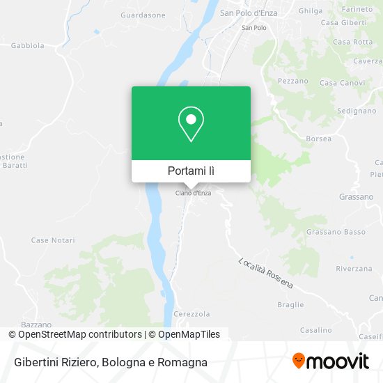Mappa Gibertini Riziero