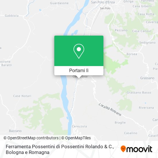 Mappa Ferramenta Possentini di Possentini Rolando & C.