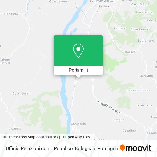 Mappa Ufficio Relazioni con il Pubblico